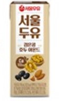 검은콩 호두 아몬드 두유 이미지